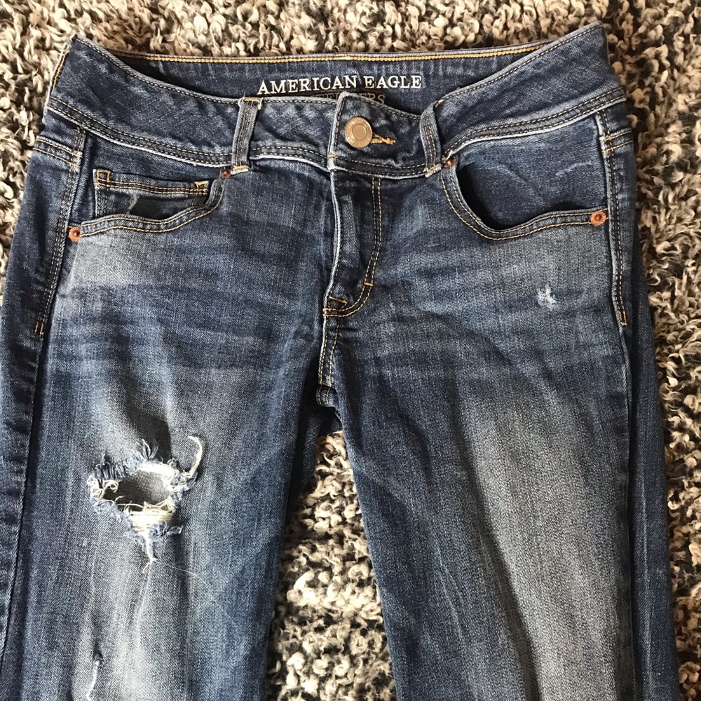 American Eagle jeans size 4 long kick boot